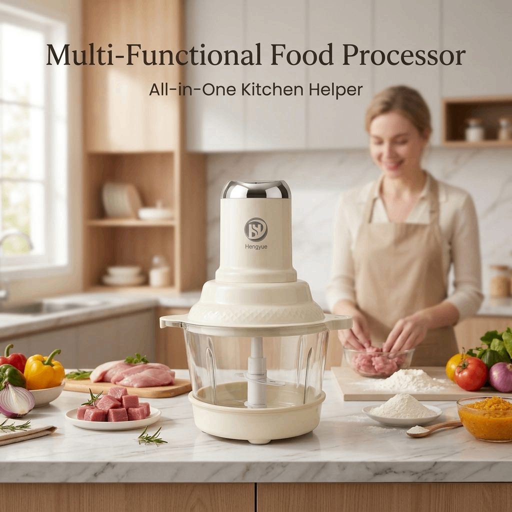 4-in-1 Multifunctional Meat Grinder, Dough Mixer & Grinder